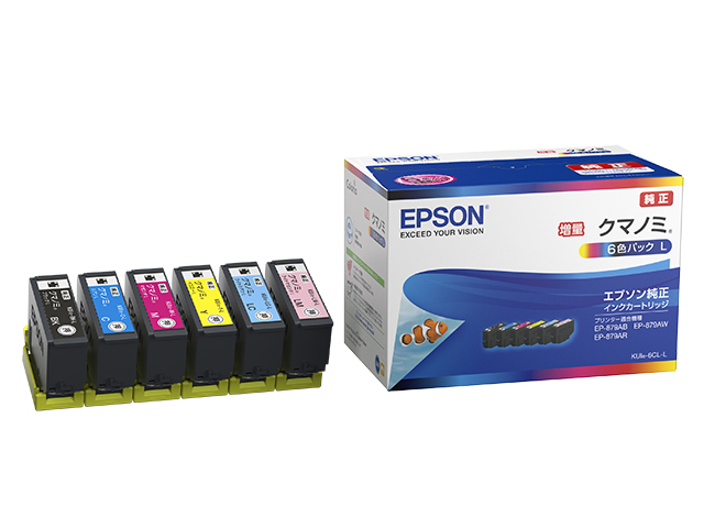 スペシャル限定品 エプソン インクジェットカートリッジ KUI-6CL-L 1セット【ECJ】 プリンター・FAX用インク 