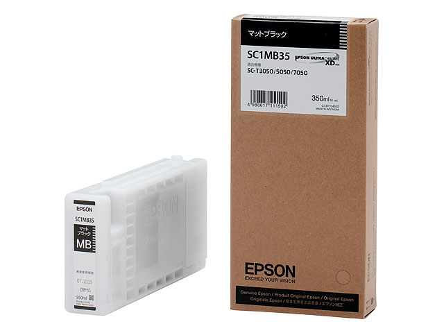 お気に入り】 EPSON(エプソン) 純正プリンターインク 350ml マットブラック SC26MB35 SC26MB35 プリンター・FAX用インク 