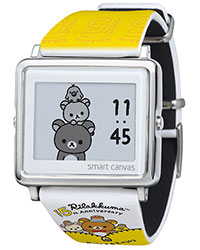【電池交換済】スマートキャンバス 腕時計 Smart Canvas リラックマそがのスマートキャンバス