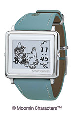 【多機能モデル】美品 ムーミン谷の一日 デジタル腕時計 スマートキャンバス
