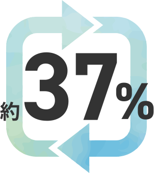 約37%