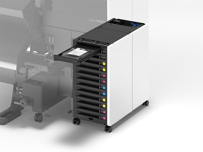 大容量インク供給ユニットにより連続プリントを実現