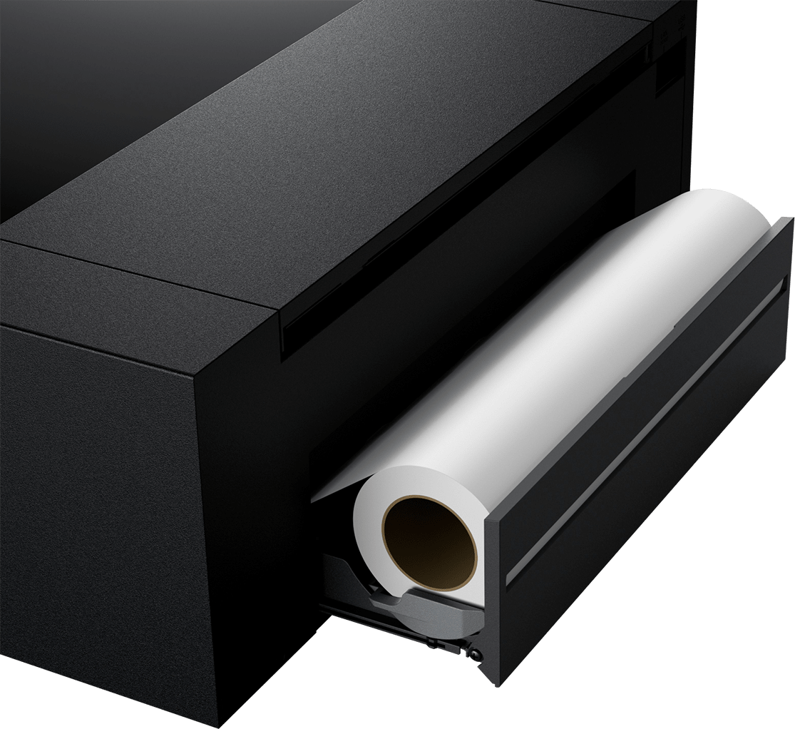 ロール紙対応で作品の幅が広がる