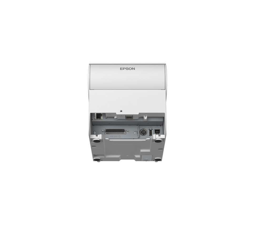EPSON サーマルレシートプリンタTM-T88Vクールホワイト58mm幅ロール紙USB2.0準拠 (ディスプレーコネクター付き) 通販 