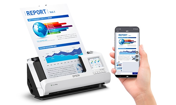 A4ドキュメントスキャナー DS-C480W_DS-C420W 特長：スマートフォン 
