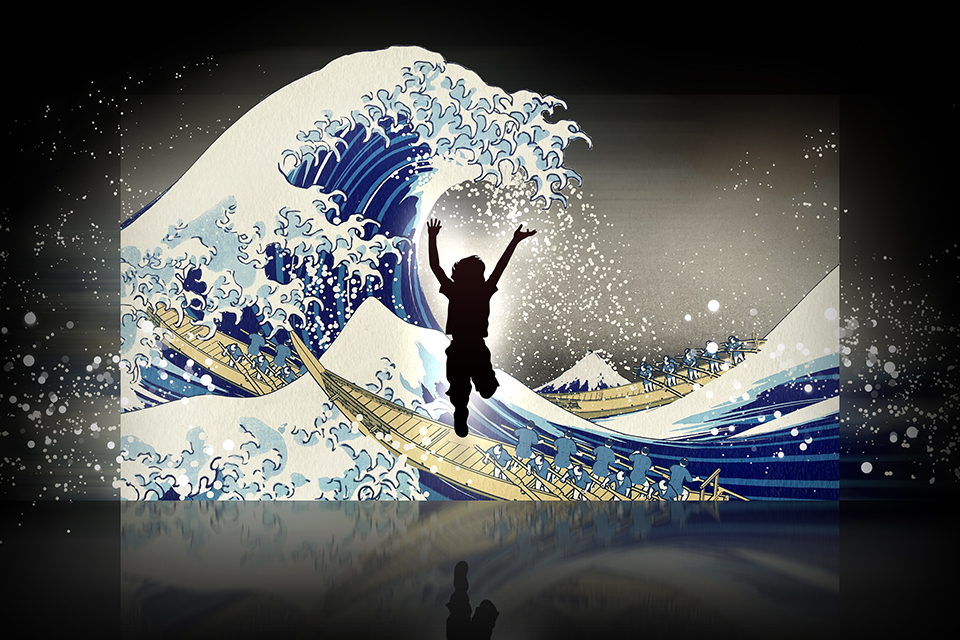 ■「Immersive: The Great Wave」　体を動かす×アートを楽しむ