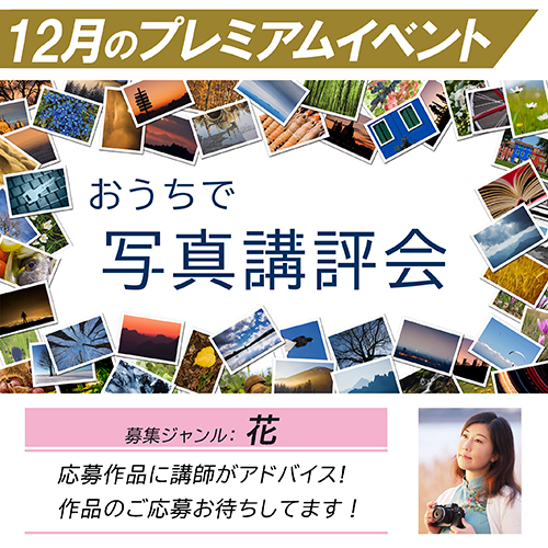 「おうちで写真講評会」12月のプレミアムイベント